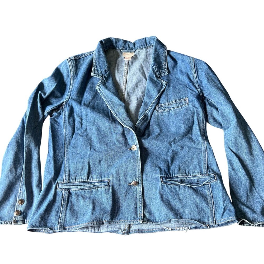 Vintage denim blazer